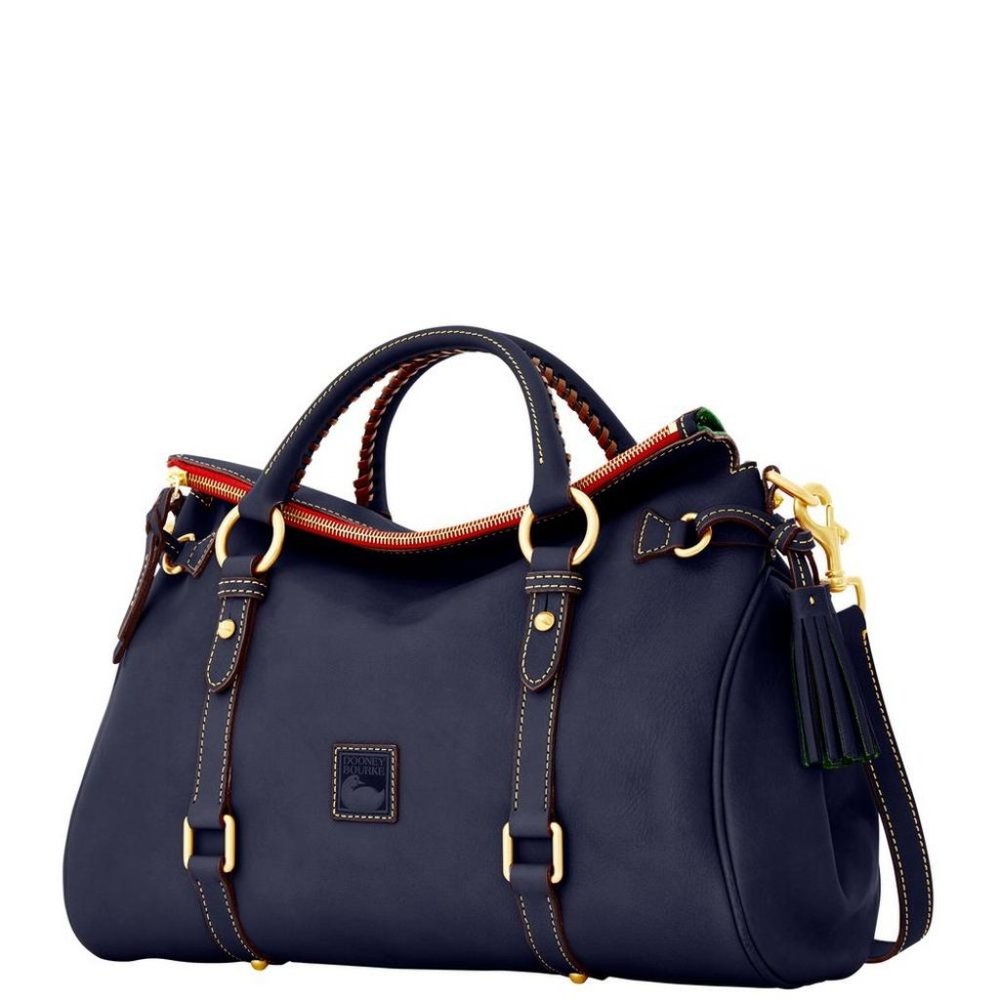 Florentine Large Satchel - Navy - Used Once - Like New/Excellent Condition